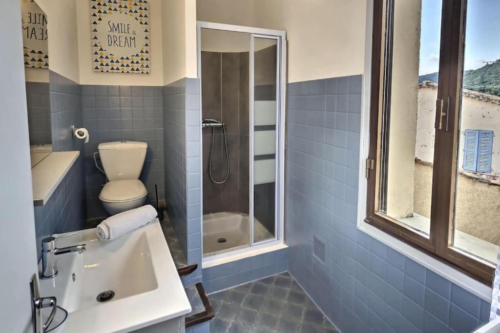 Studio Vue Sur La Roche, Au Calme Moustiers #1 Appartement Buitenkant foto